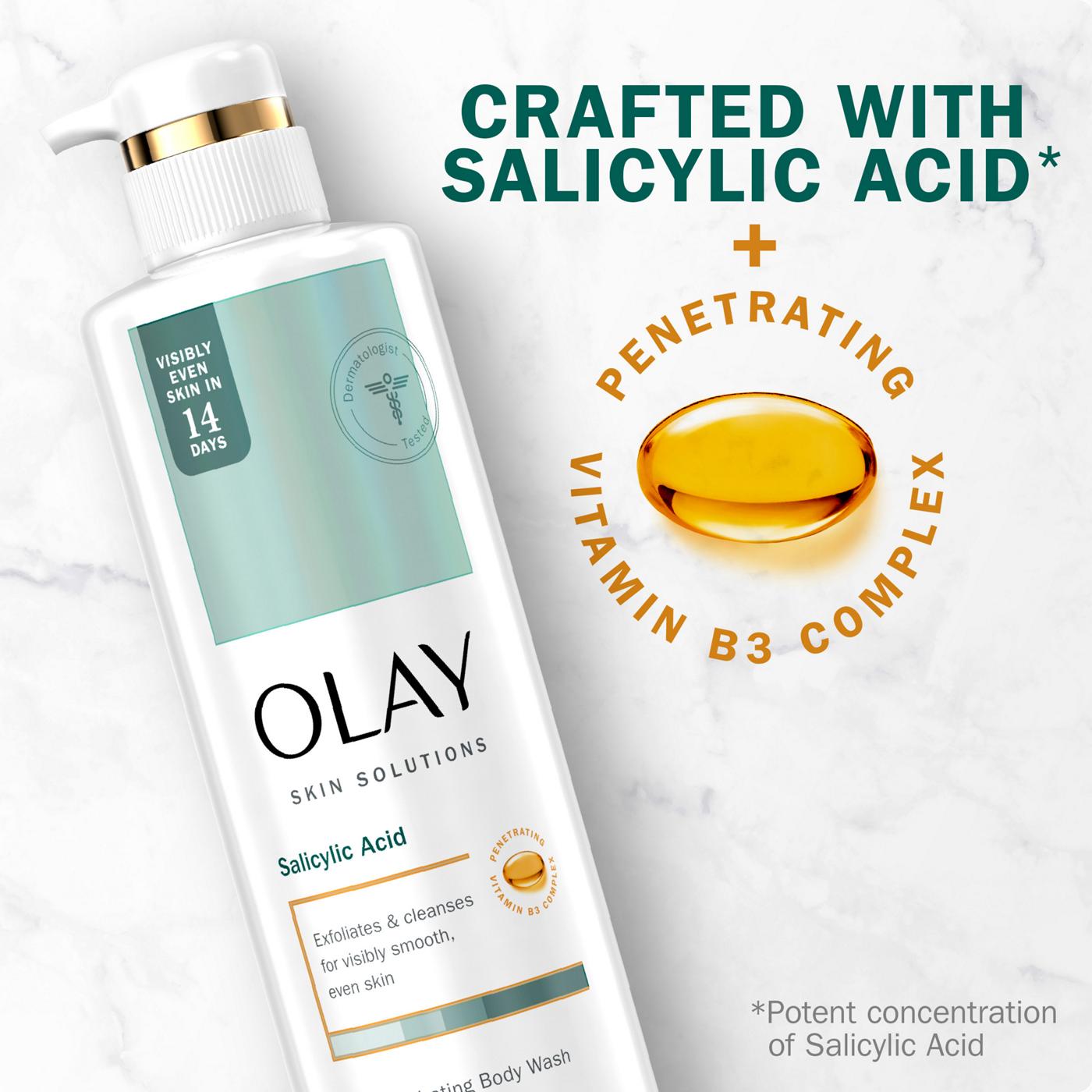 Olay Skin Solutions Salicylic Acid Body Wash; image 8 of 10