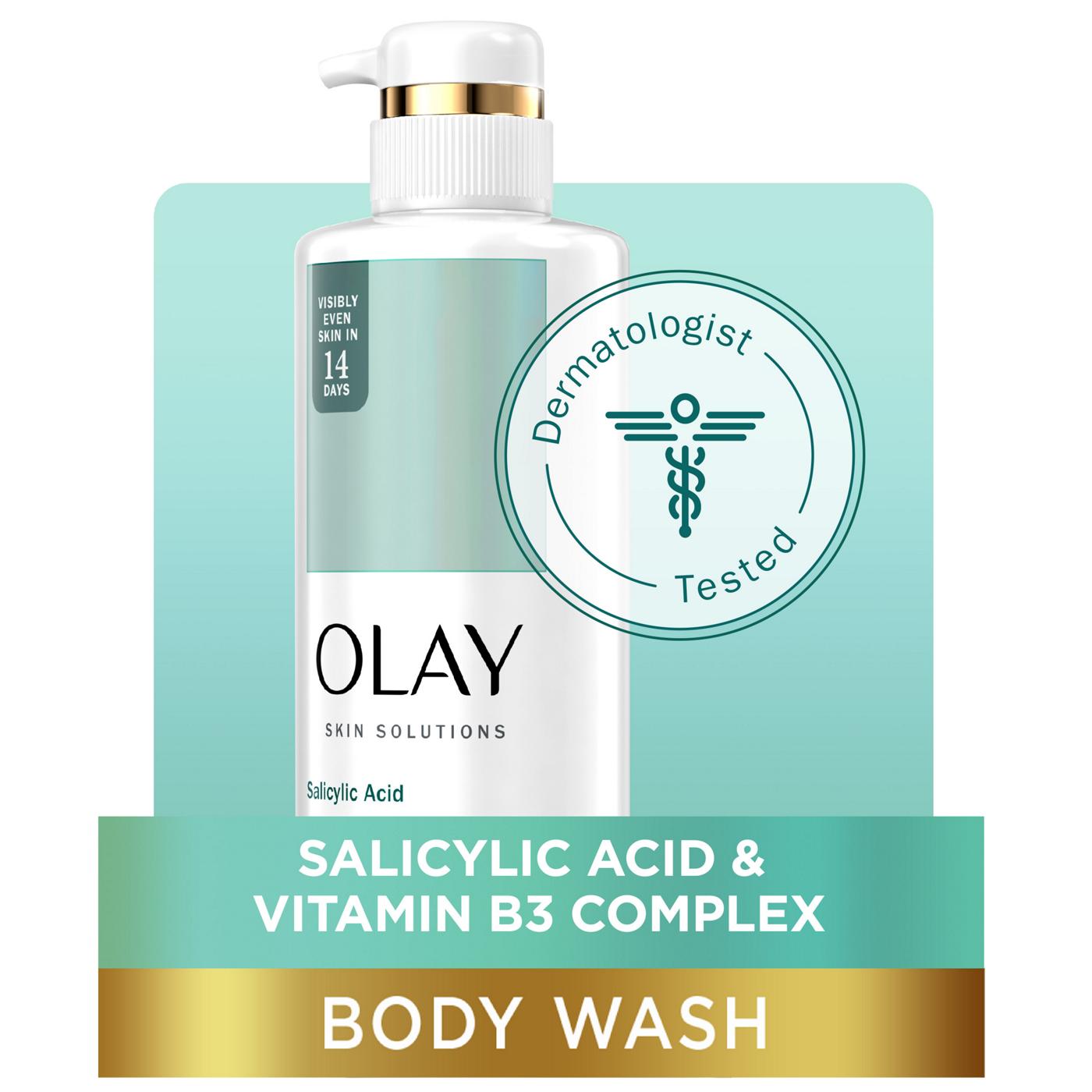 Olay Skin Solutions Salicylic Acid Body Wash; image 10 of 10