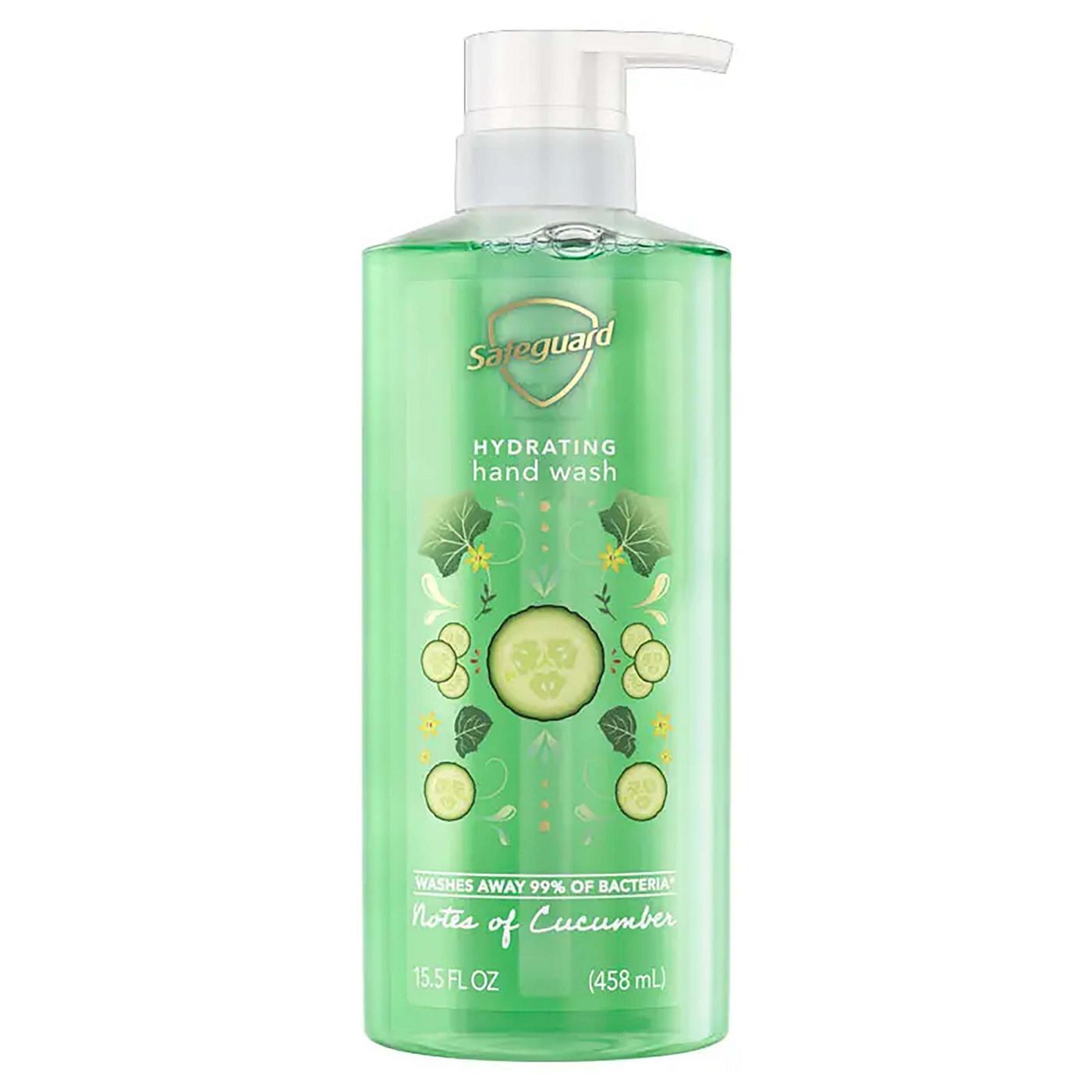 Safeguard Hydrating Hand Wash - Cucumber Water; image 1 of 2