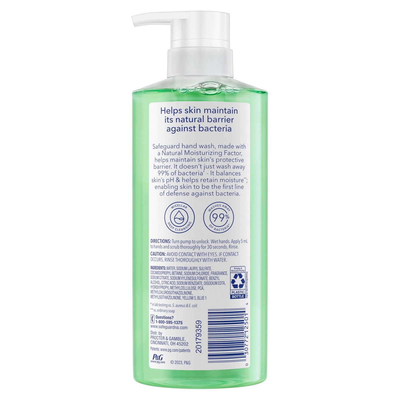 Safeguard Hydrating Hand Wash - Cucumber Water; image 8 of 8