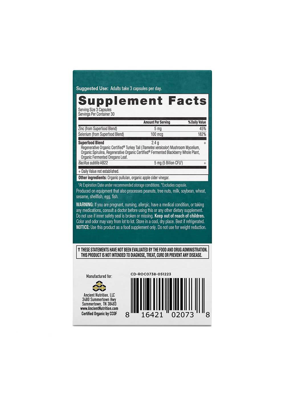 Ancient Nutrition Candida Balance Capsules; image 3 of 5