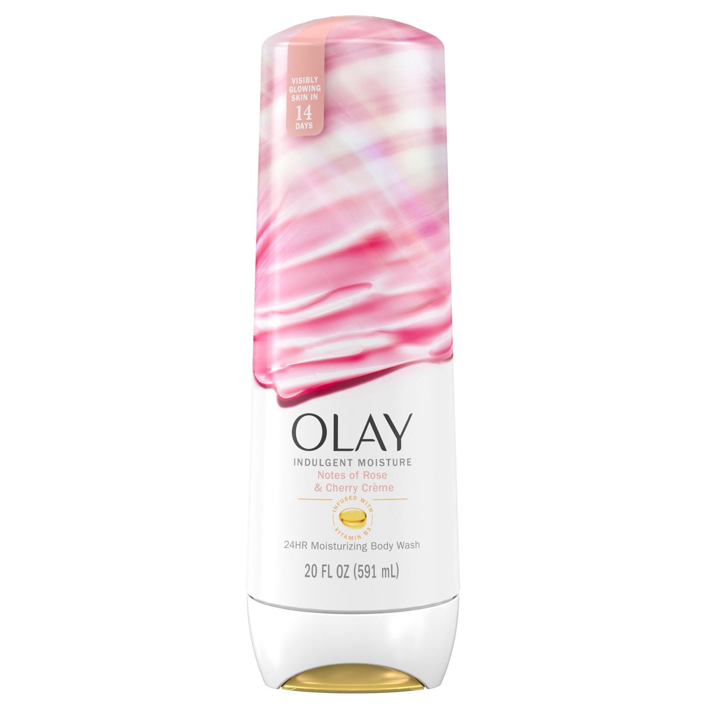 Olay Indulgent Moisture Creme Body Wash - Rose & Cherry; image 1 of 9