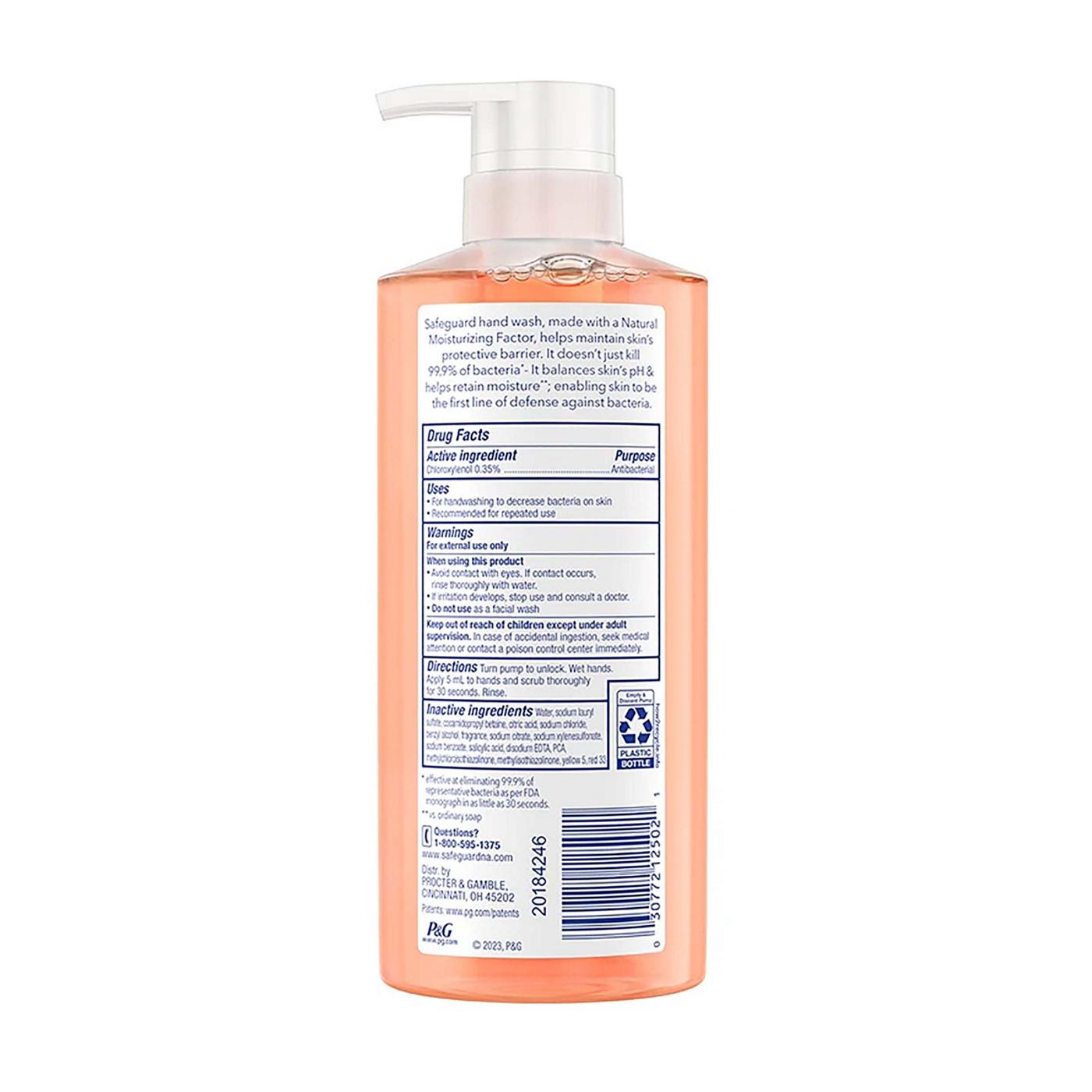 Safeguard Antibacterial Hand Soap - Notes Of Peach; image 2 of 6