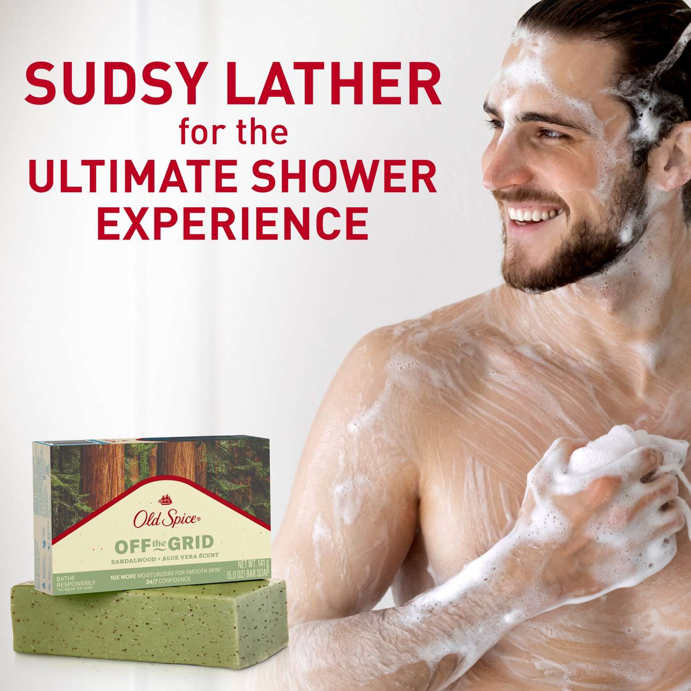 Old Spice Off The Grid Bar Soap - Sandalwood & Aloe Vera; image 9 of 9