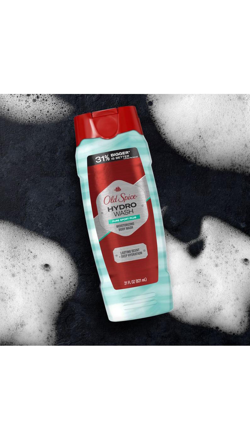 Old Spice Hydro Wash Body Wash - Pure Sport Plus; image 2 of 10