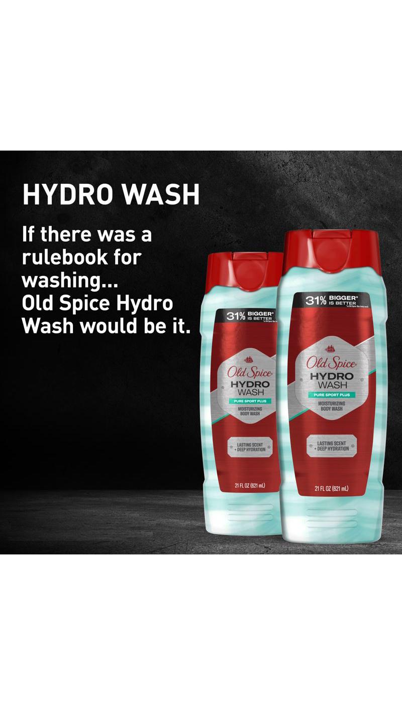 Old Spice Hydro Wash Body Wash - Pure Sport Plus; image 4 of 10