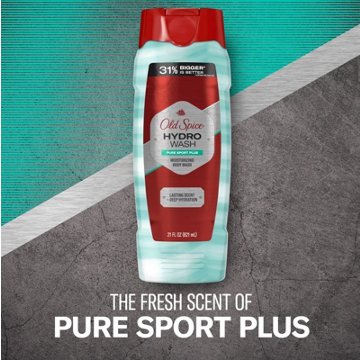 Old Spice Hydro Wash Body Wash - Pure Sport Plus, 21 oz