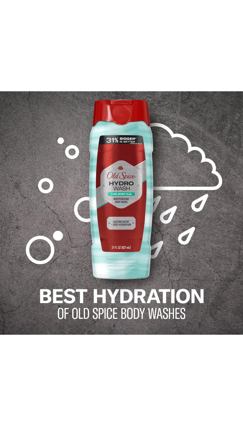 Old Spice Hydro Wash Body Wash - Pure Sport Plus; image 9 of 10