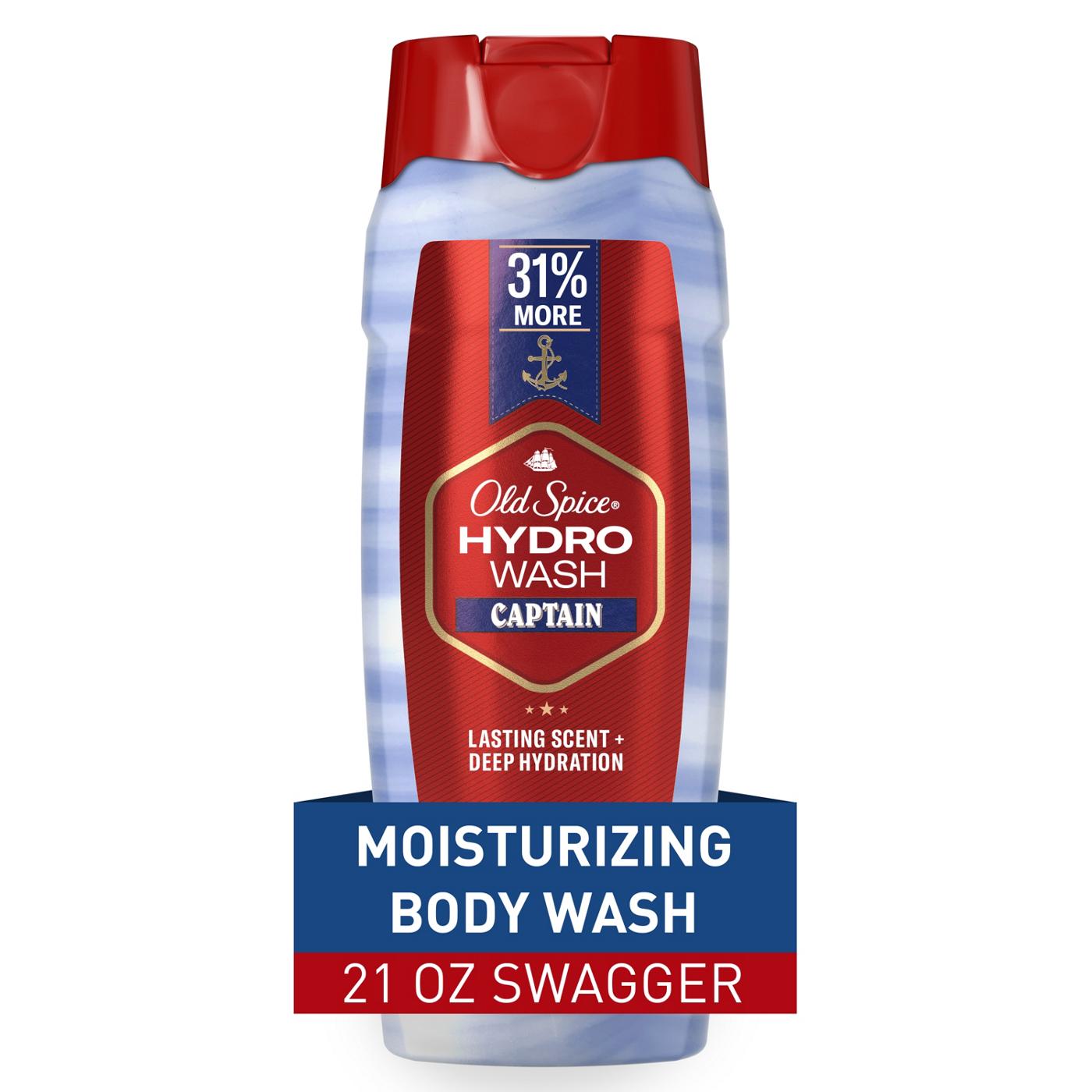 Old Spice Hydro Wash Moisturizing Body Wash - Captain; image 1 of 9