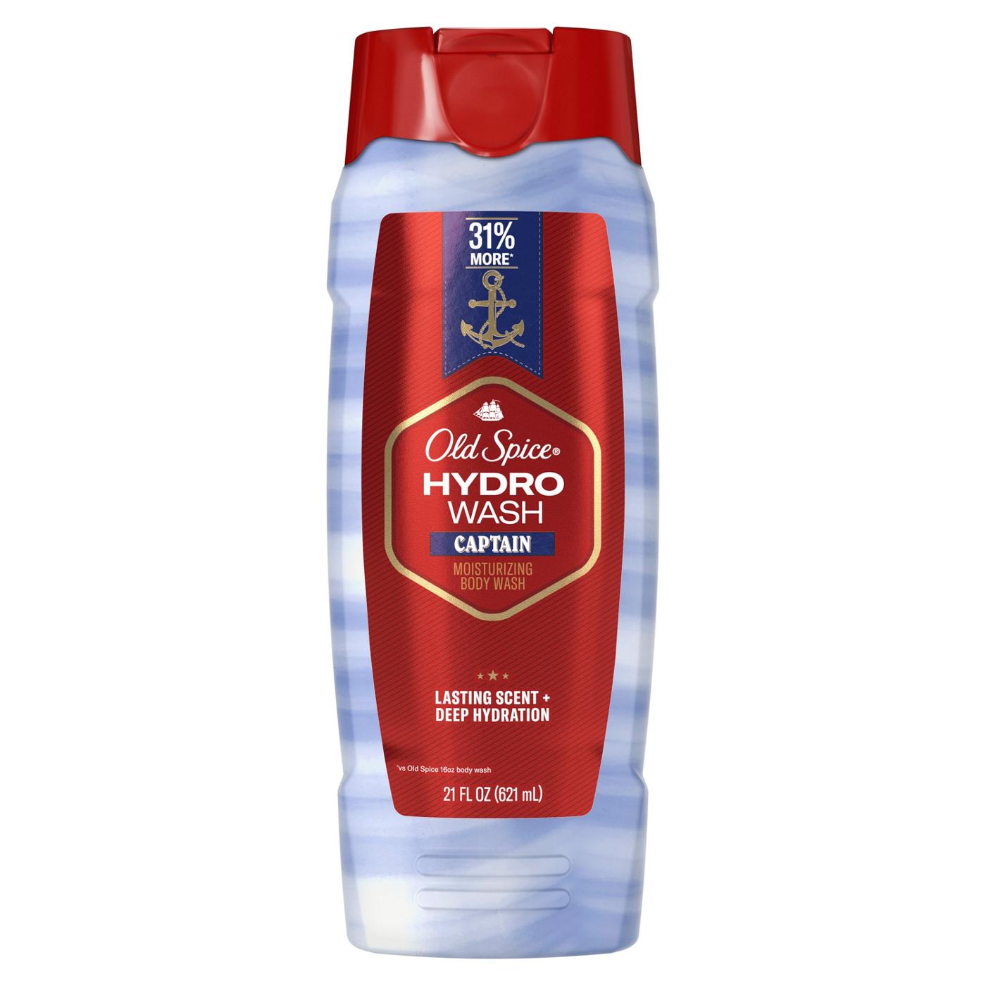 Old Spice Hydro Wash Moisturizing Body Wash - Captain; image 3 of 9