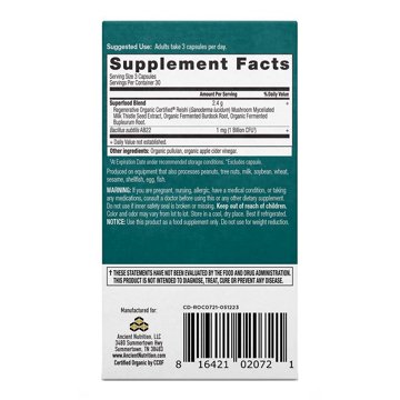 Ancient Nutrition Regenerative Organic Liver Cleanse Capsules