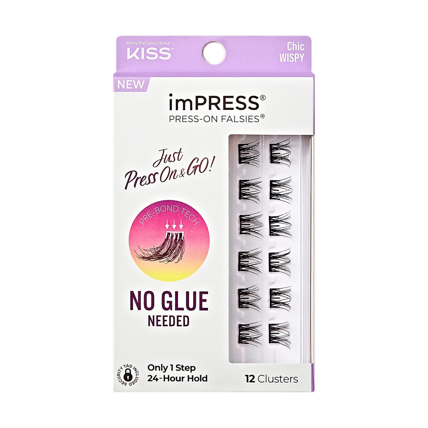 KISS imPRESS Press-On Falsies - Chic Wispy; image 1 of 7