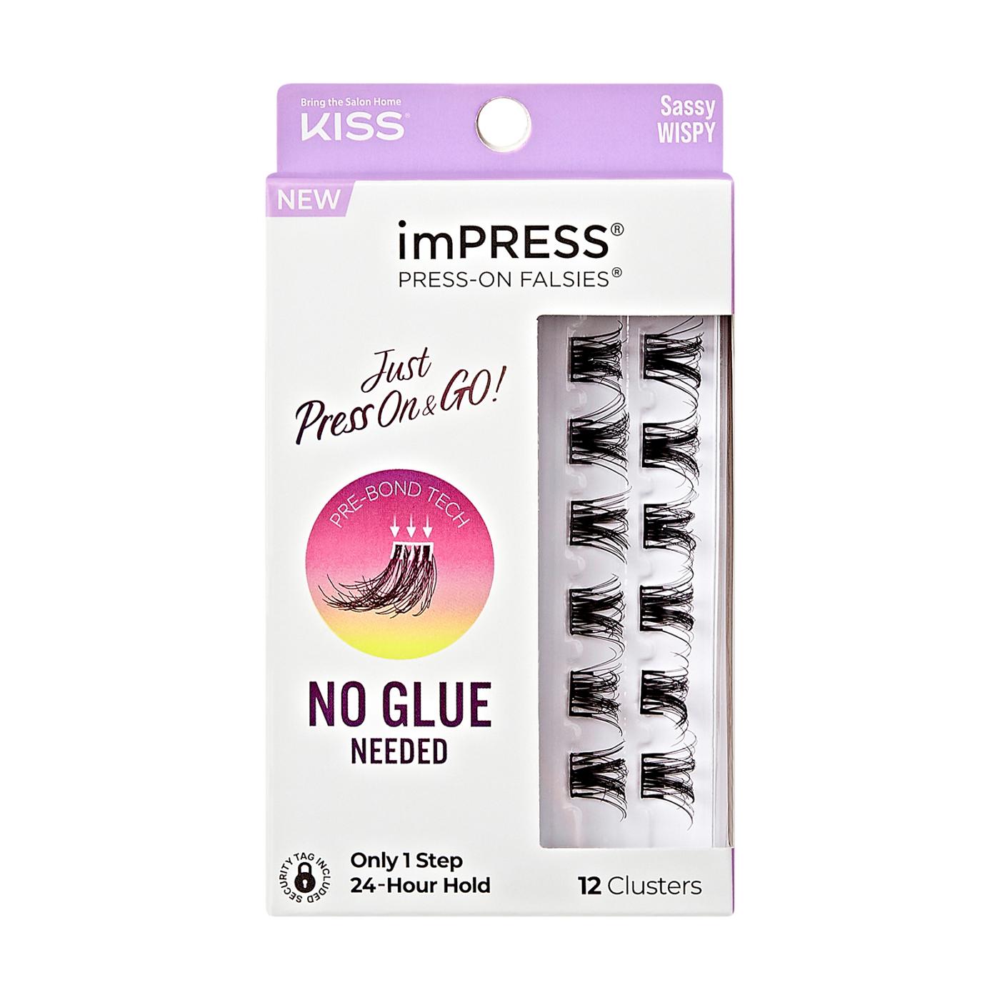 KISS imPRESS Press-On Falsies - Sassy Wispy; image 1 of 7