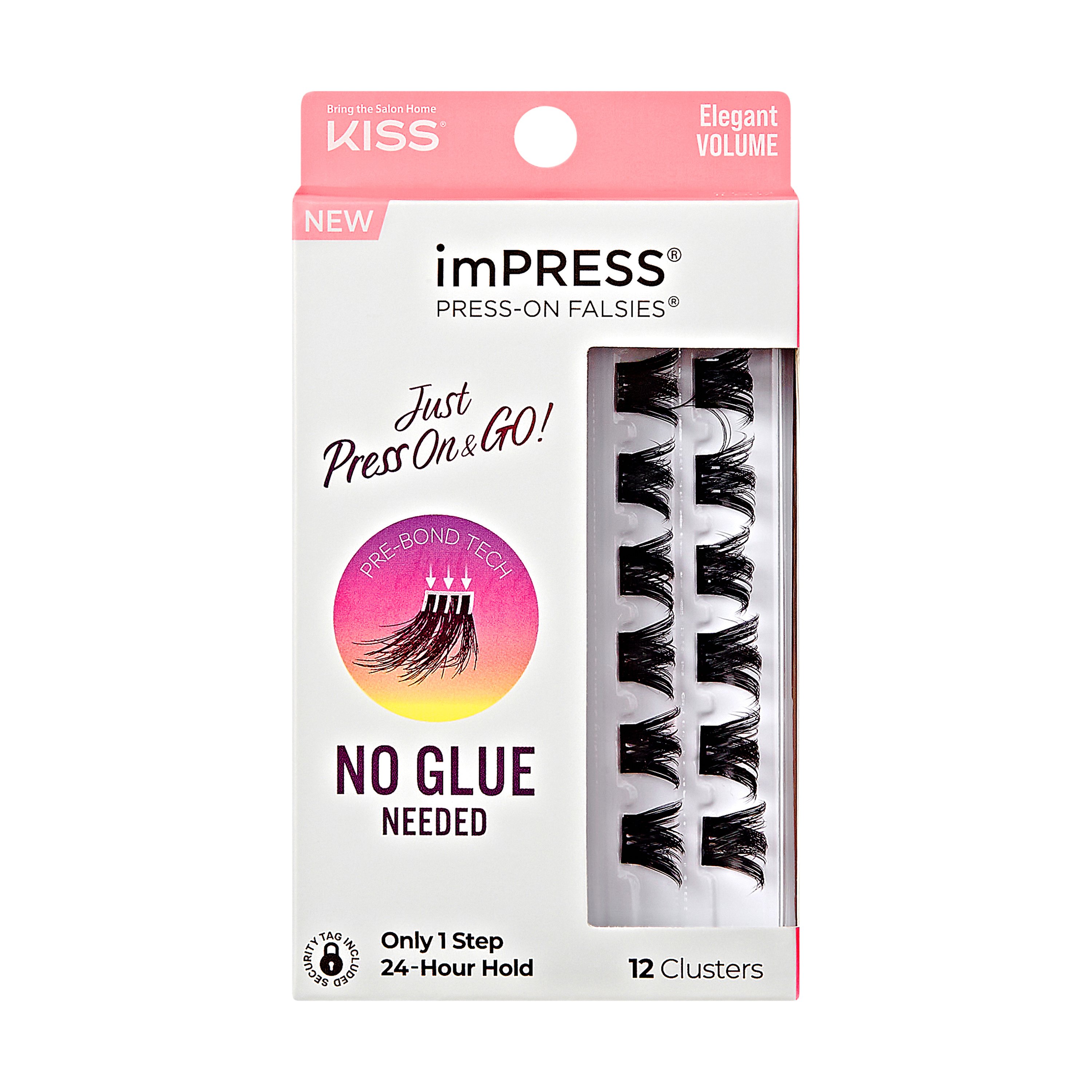KISS imPRESS PressOn Falsies Elegant Volume Shop False eyelashes at HEB