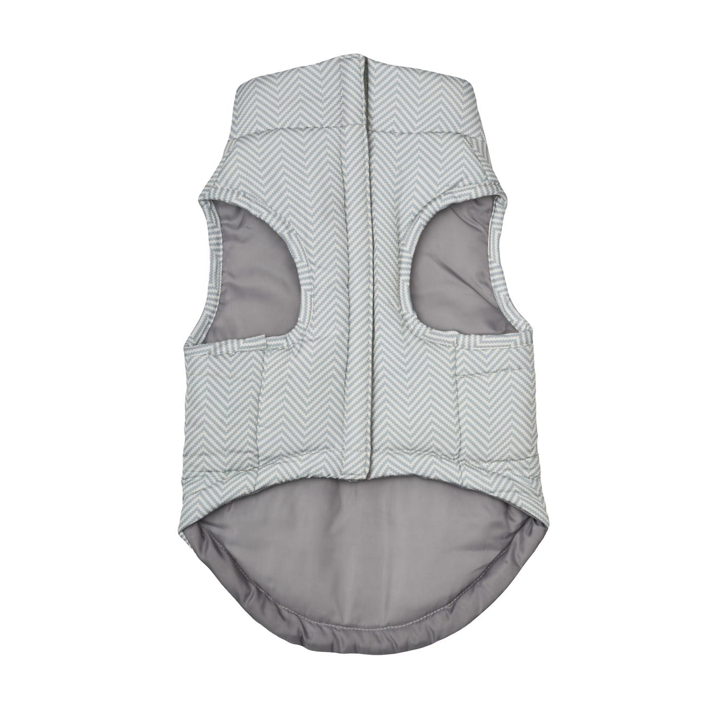 Simply Dog Gray Chevron Bomber Jacket Small Shop Clothes at HEB