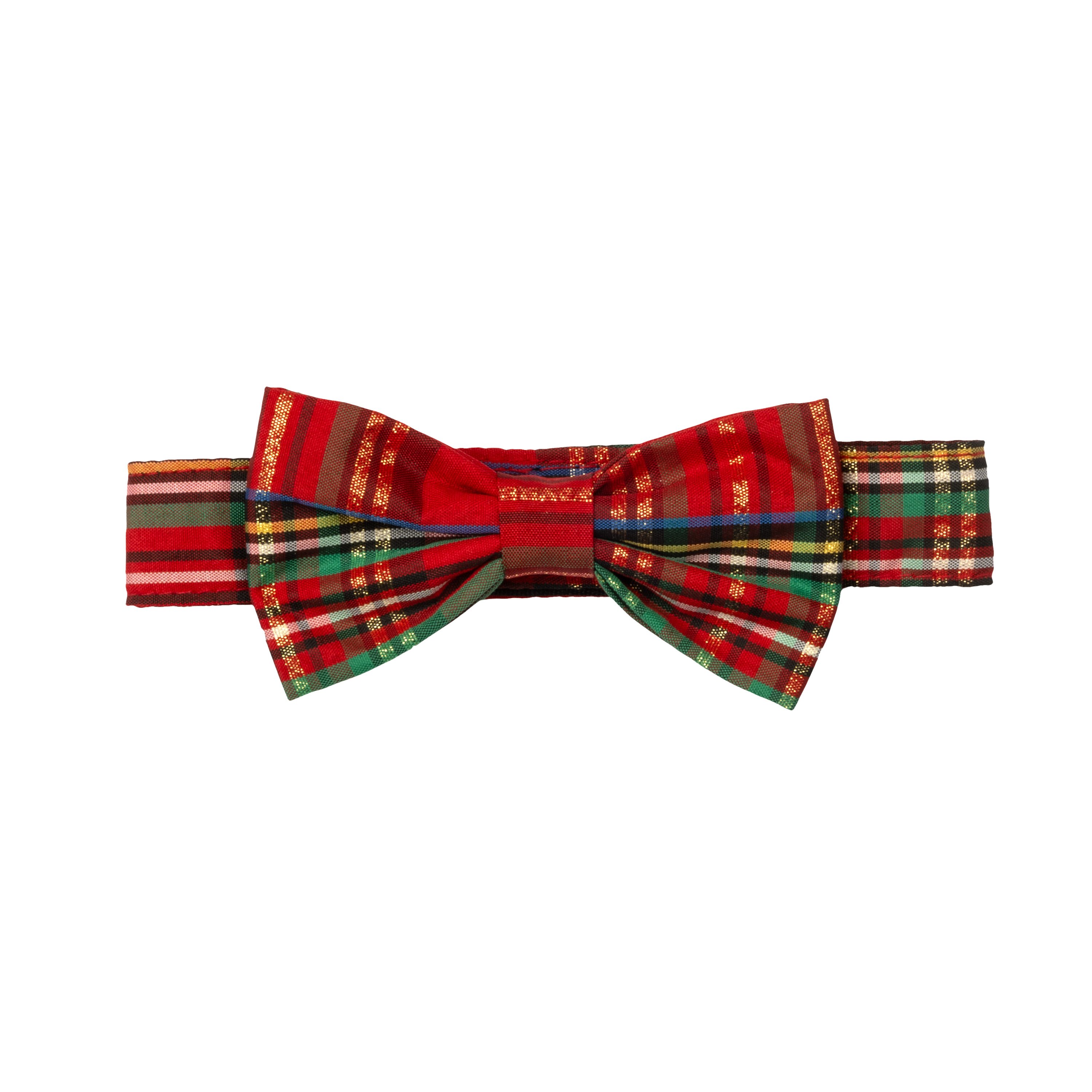 Simply Dog Holiday Plaid Bow Tie Medium/Large - Shop Clothes at H-E-B