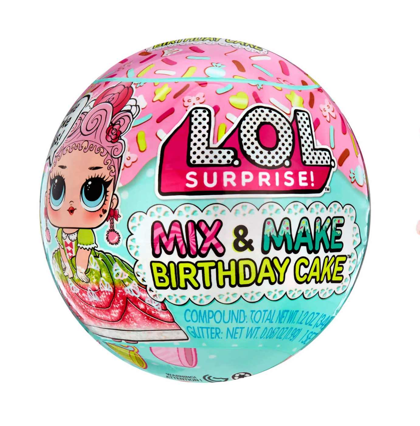 L.O.L. Surprise! Mix & Make Birthday Cake Tots Capsule; image 1 of 6