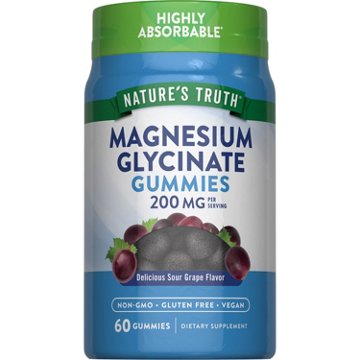 Nature's Truth Magnesium Glycinate Gummies - 200 mg, 60 ct