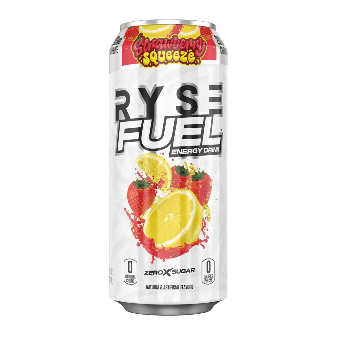 Ryse Fuel Zero Sugar Energy Drink - Strawberry Squeeze - Shop Diet ...