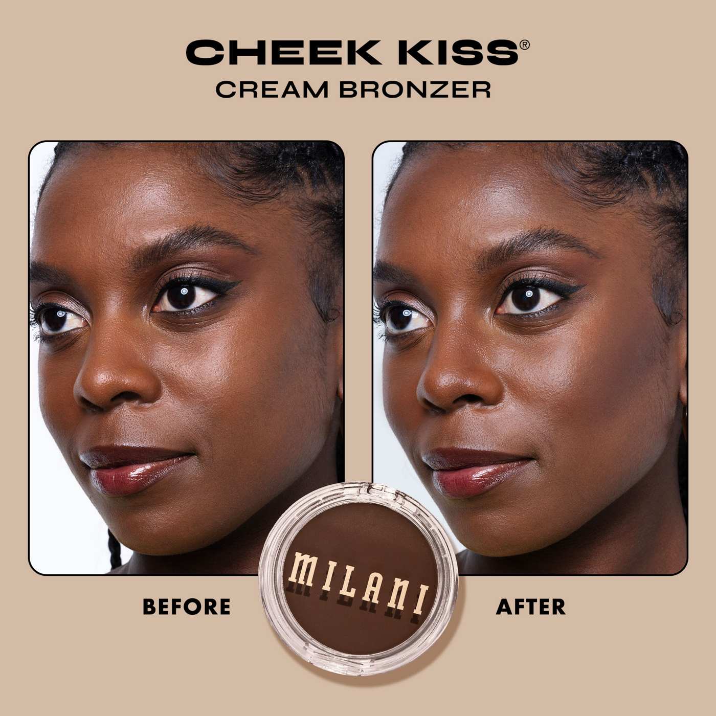 Milani Cheek Kiss Cream Bronzer - Mocha Moment; image 2 of 6