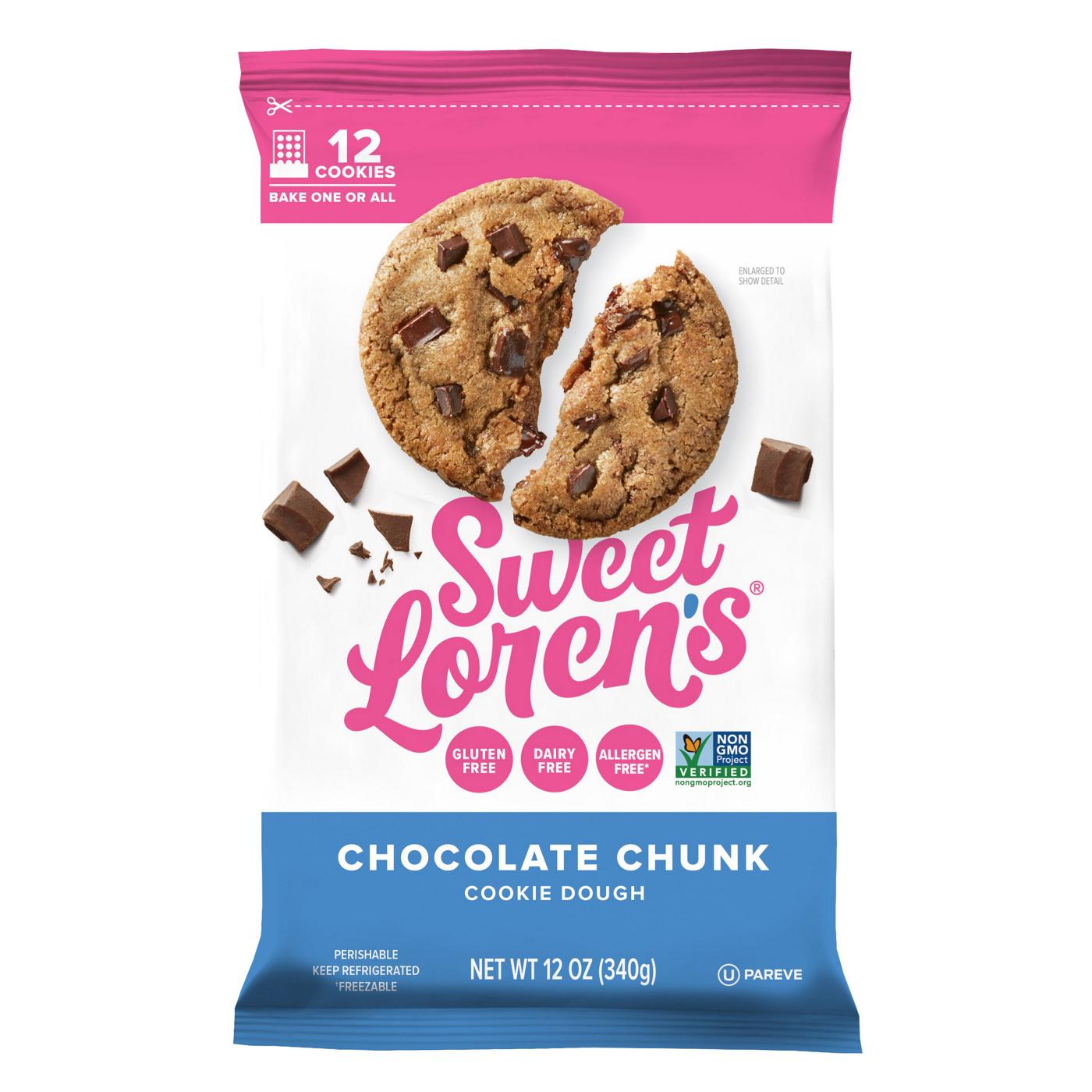 Sweet Loren's Gluten Free Chocolate Chunk Cookie Dough; image 1 of 2