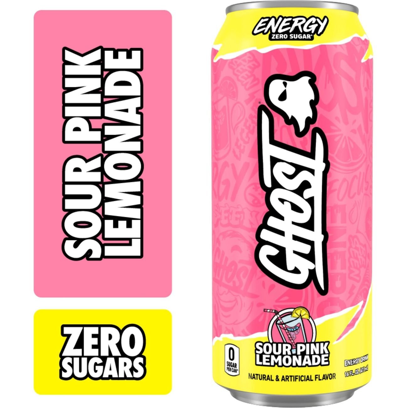 how much l carnitine is in ghost energy drink Faze Pop - 1-16 Fl. Oz Ghost Zero Sugar Sour Pink