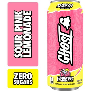 Ghost Zero Sugar Sour Pink Lemonade Energy Drink