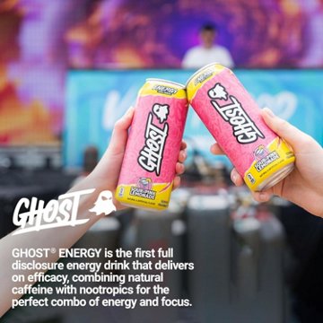 Ghost Zero Sugar Sour Pink Lemonade Energy Drink