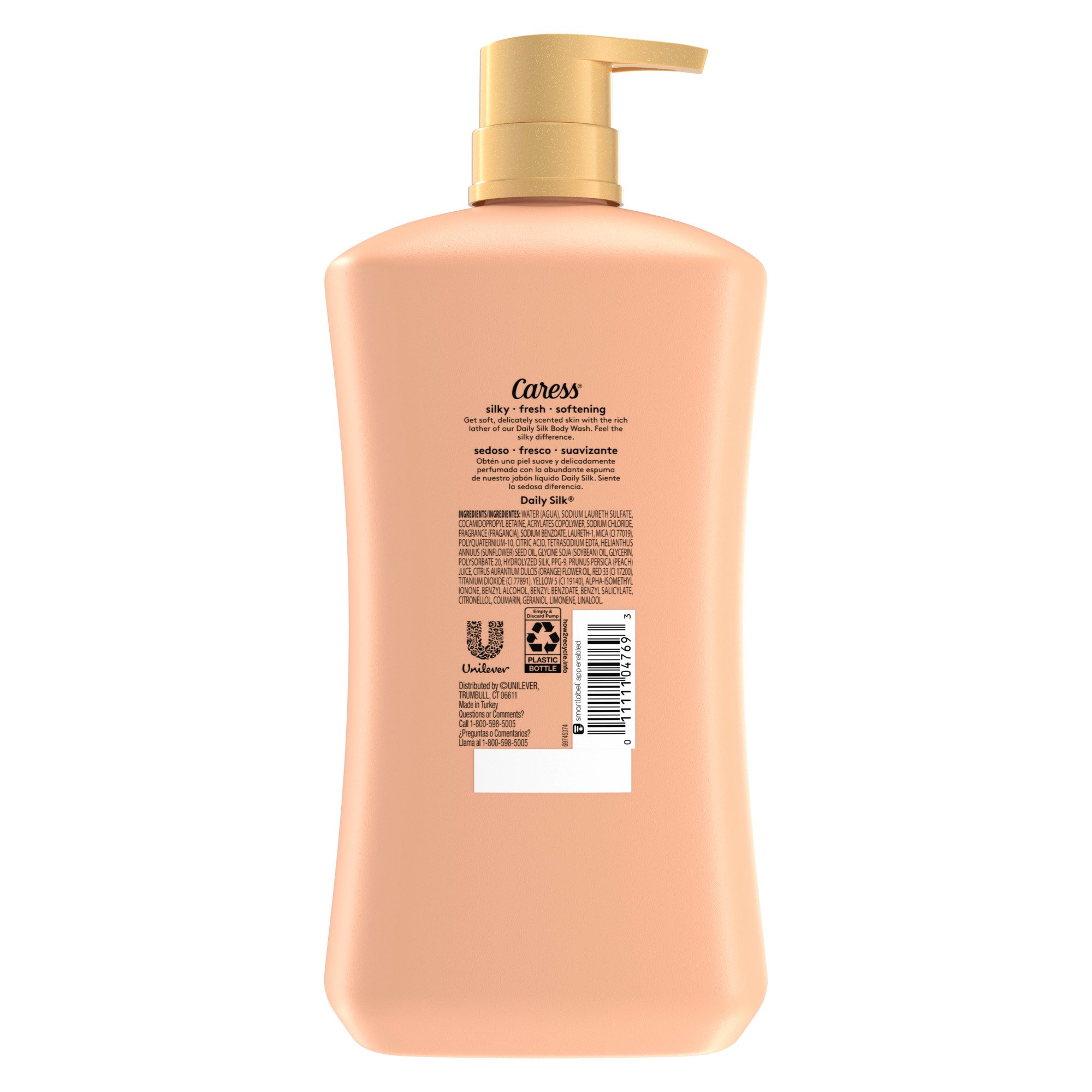 Caress Daily Silk Body Wash - White Peach & Orange Blossom - Shop