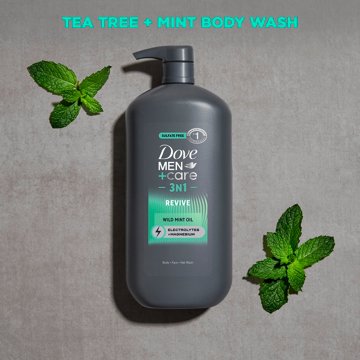 Dove Men+Care Revive 3-in-1 Body Wash - Wild Mint Oil 