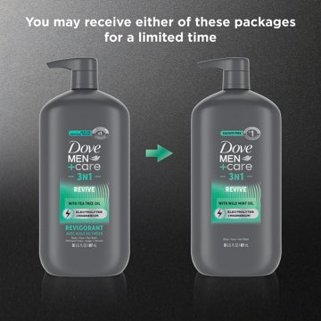 Dove Men+Care Revive 3-in-1 Body Wash - Wild Mint Oil 