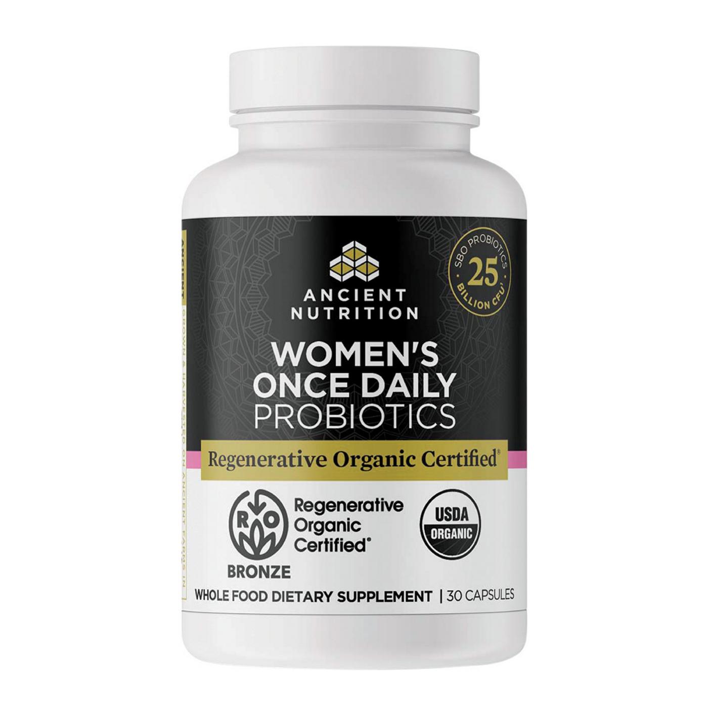 Ancient Nutrition Women's Once Daily Probiotics Capsules; image 1 of 5