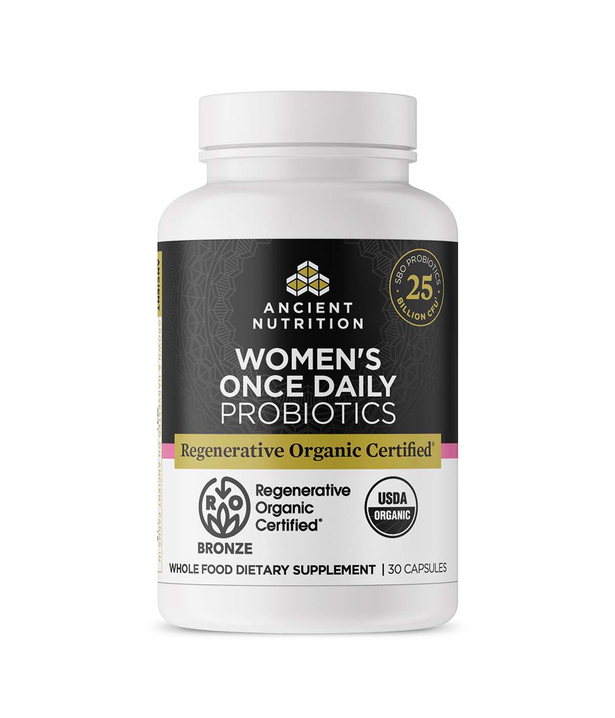 Ancient Nutrition Women's Once Daily Probiotics Capsules; image 3 of 5