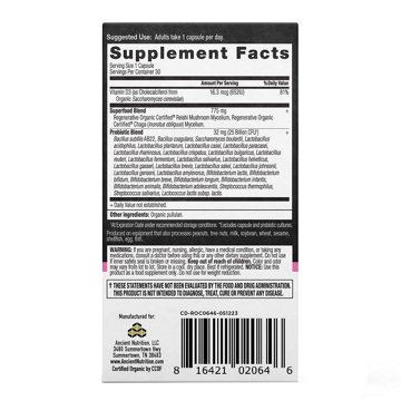 Ancient Nutrition Regenerative Organic Once Daily Women's Probiotics Capsules