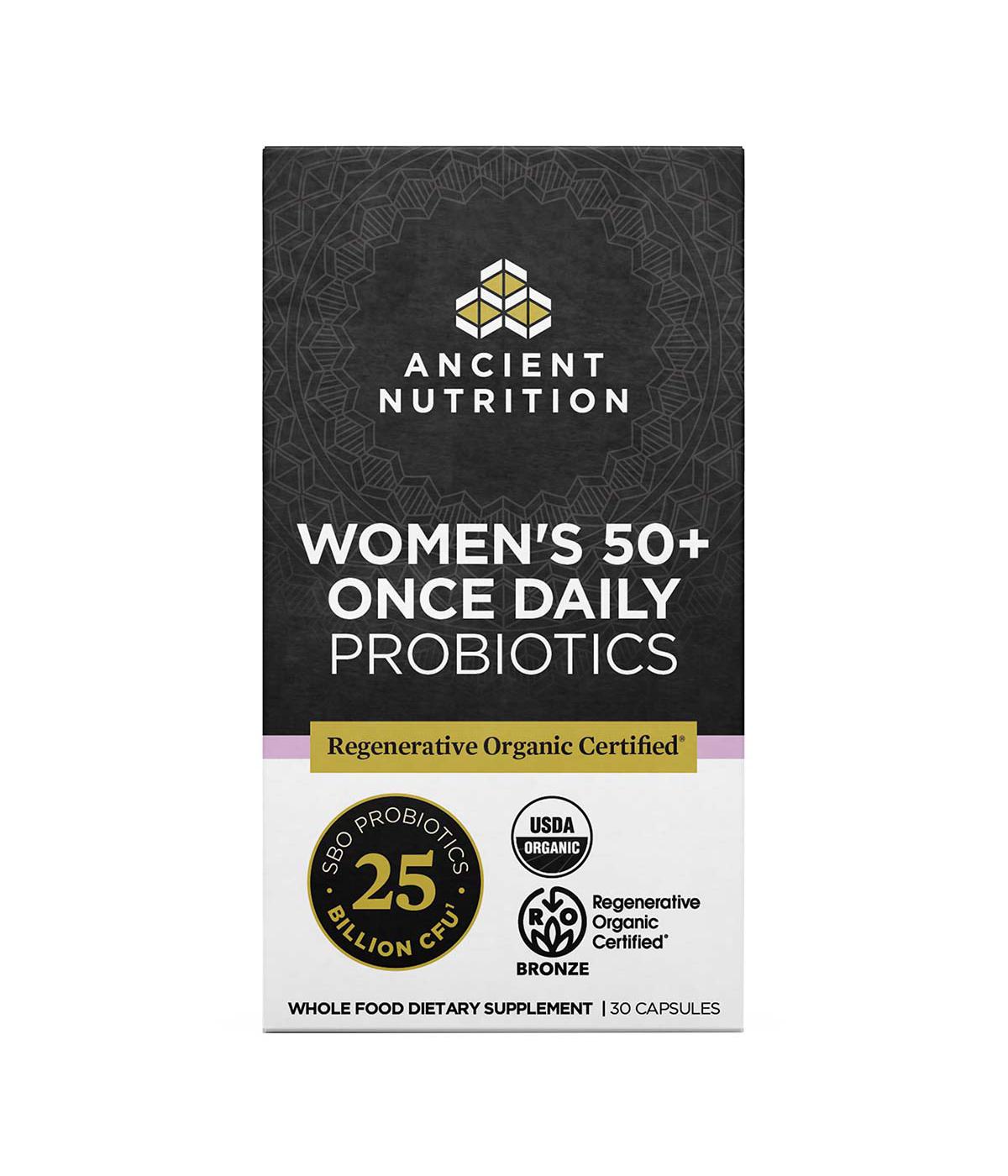 Ancient Nutrition Women's 50+ Once Daily Probiotics Capsules; image 1 of 4