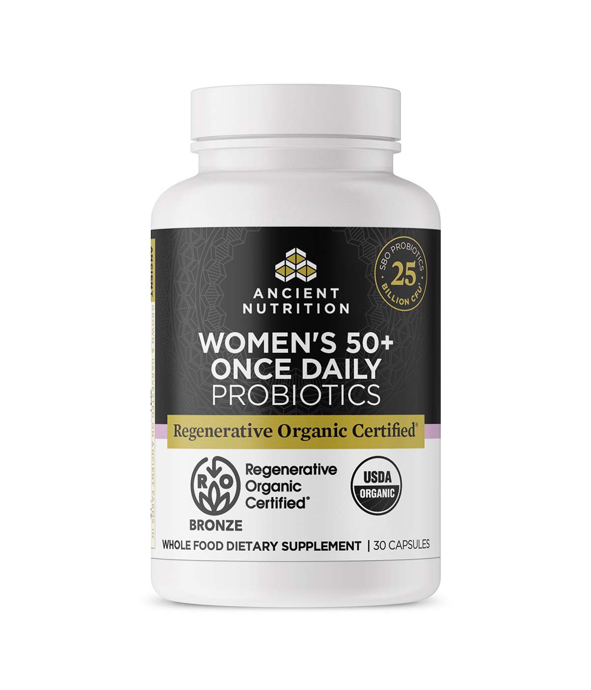Ancient Nutrition Women's 50+ Once Daily Probiotics Capsules; image 2 of 4