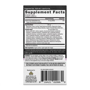 Ancient Nutrition Regenerative Organic Once Daily Women's 50+ Probiotics Capsules