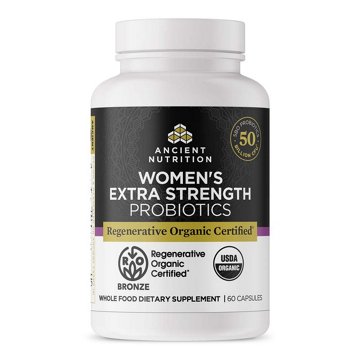 Ancient Nutrition Regenerative Organic Women's Extra Strength Probiotics Capsules