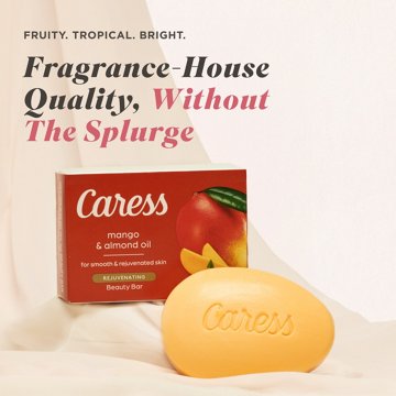 Caress Rejuvenating Beauty Bar - Mango and Almond Oil
