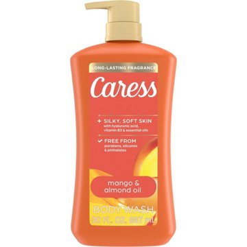 Caress Rejuvenated Body Wash - Mango and Almond Oil, 30 oz