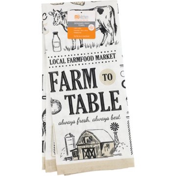 MU Kitchen Kitchen Towel - Farm to Table, 20" x 30"