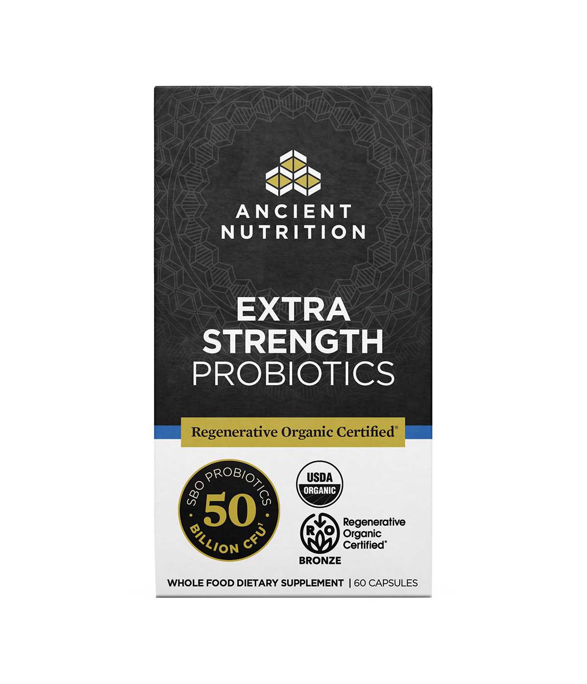 Ancient Nutrition Extra Strength Probiotics Capsules; image 1 of 5