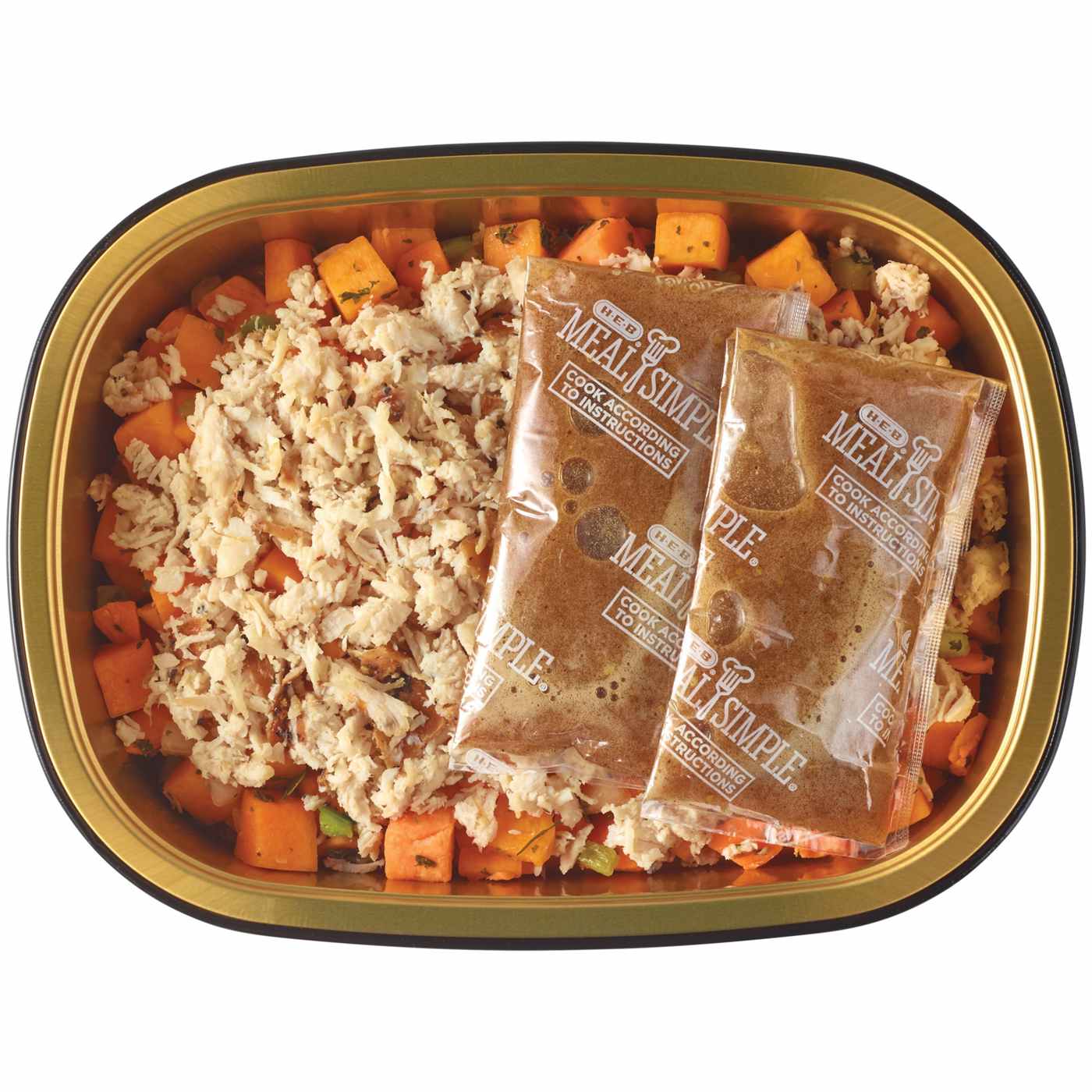 Meal Simple by H-E-B Smoked Turkey Sweet Potato Butternut Squash Hash ; image 3 of 4