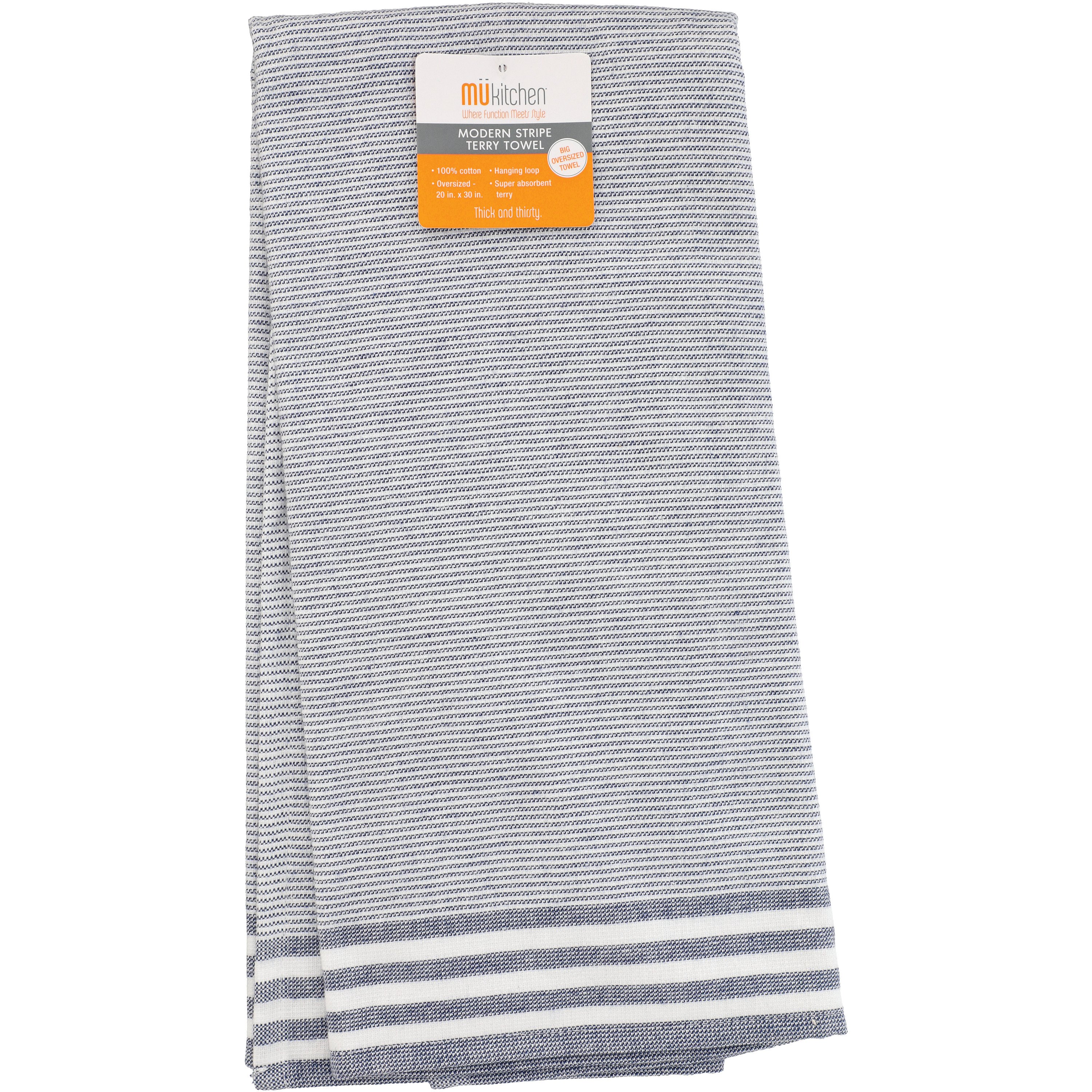 the Kitchen Shop Ribbed Cotton Terry Kitchen Towel - Gray - Shop Kitchen  Linens at H-E-B