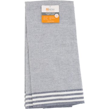 MU Kitchen Terry Kitchen Towel - Stripe Ink Blue, 20" x 30"