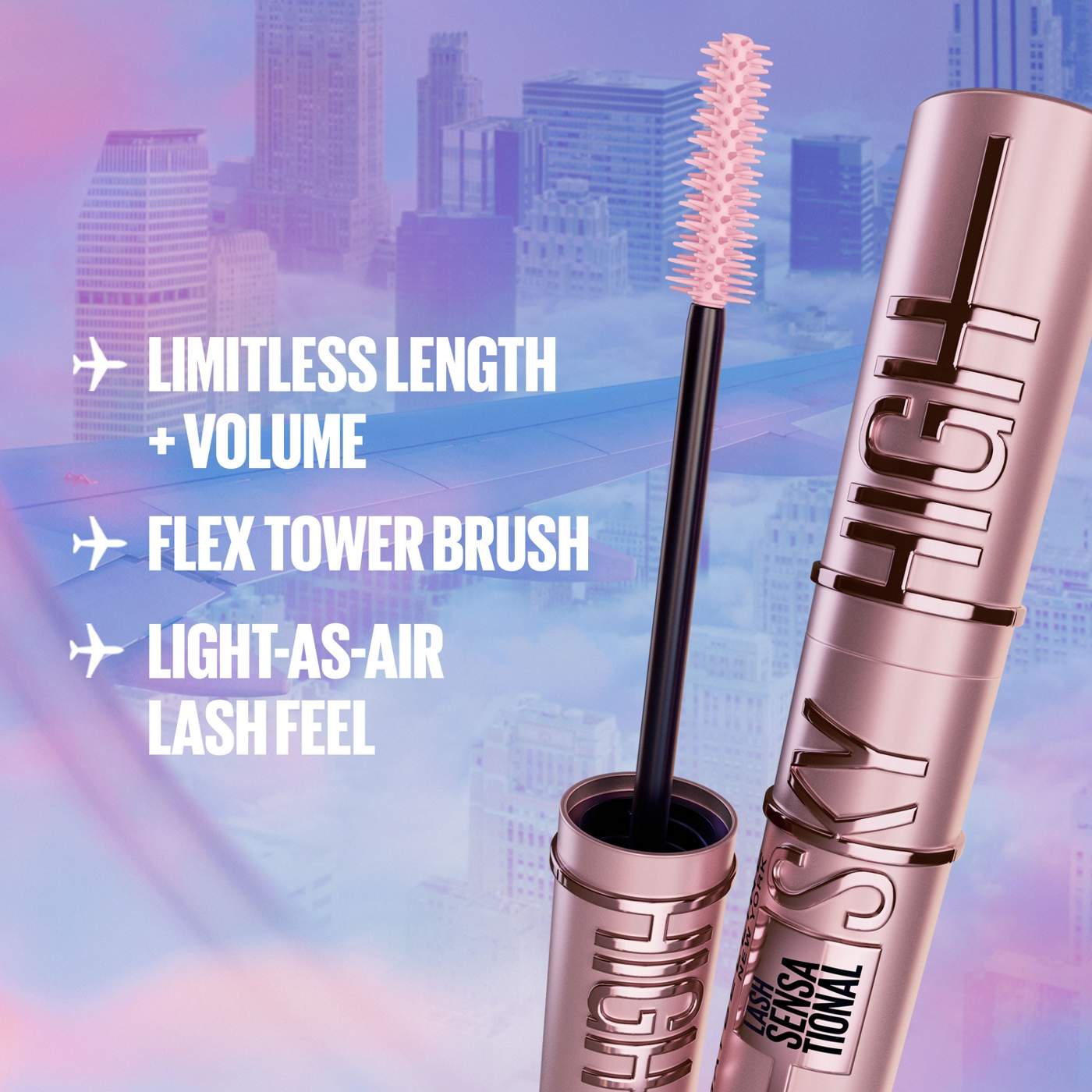 Maybelline Lash Sensational Sky High Mascara - Blue Mist; image 5 of 20