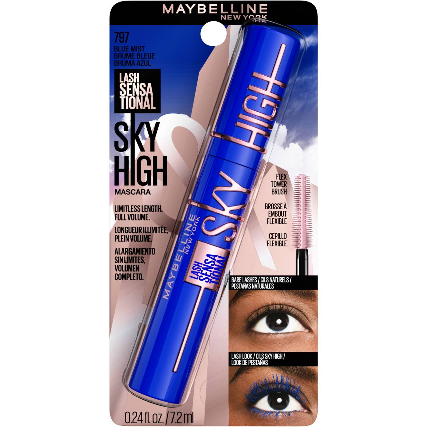 Maybelline Lash Sensational Sky High Mascara - Blue Mist; image 13 of 20