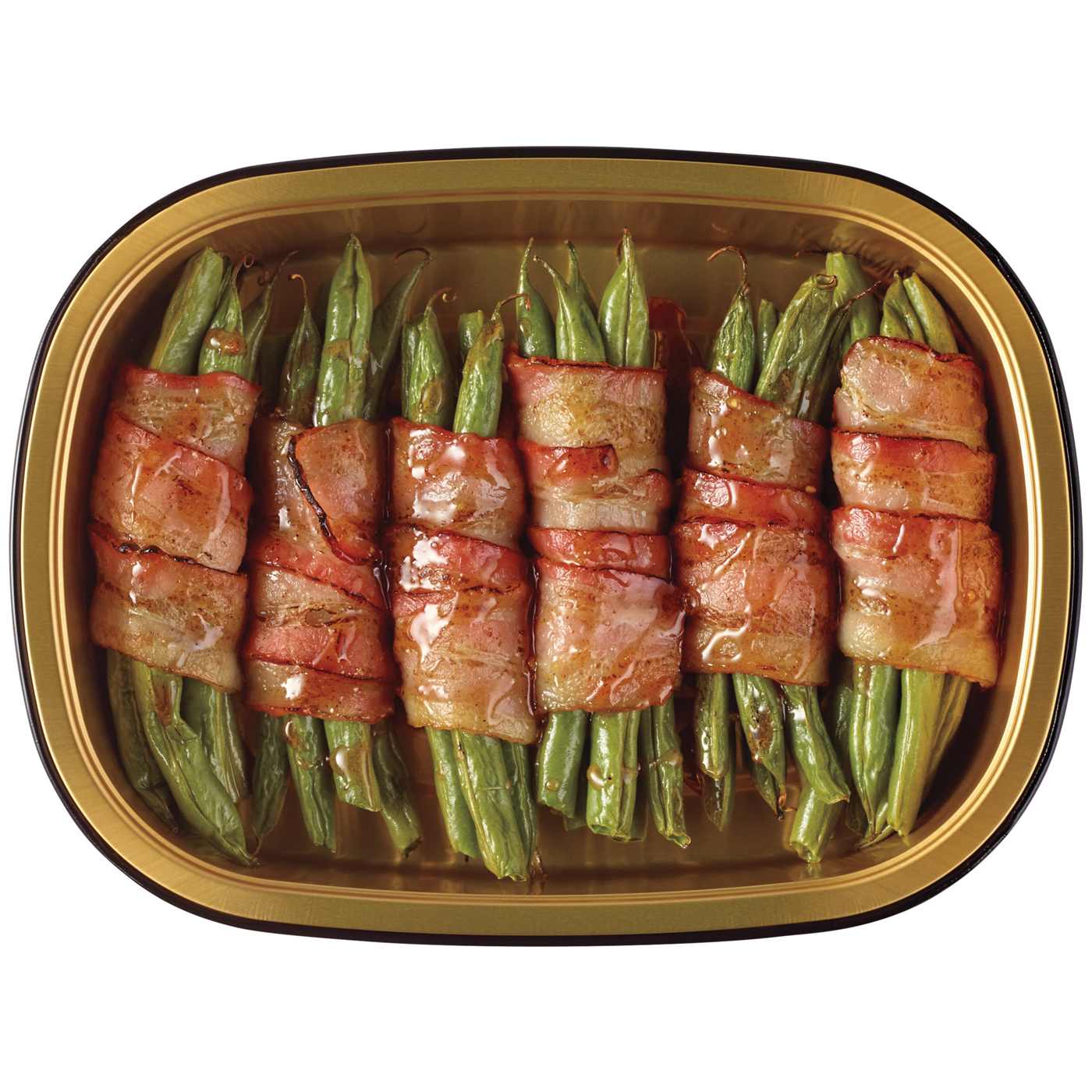 Meal Simple by H-E-B Spiced Apple Glazed Bacon-Wrapped Green Beans; image 1 of 4