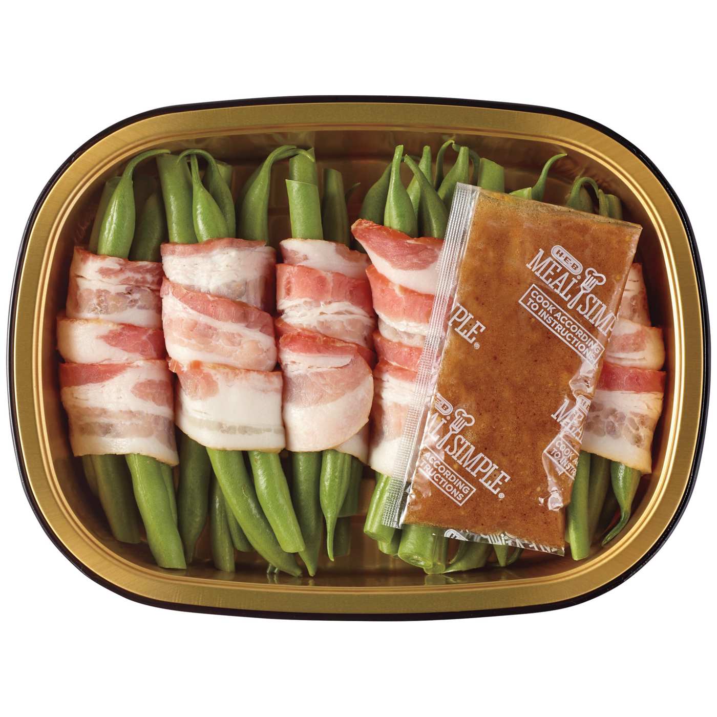 Meal Simple by H-E-B Spiced Apple Glazed Bacon-Wrapped Green Beans; image 3 of 4