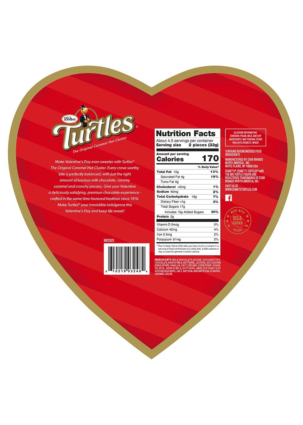 Turtles Original Valentine's Heart Gift Box, 9 pc; image 2 of 2